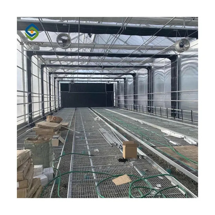Ванили расти 30x100 сельскохозяйственных однопролетные свет лишения плотные теплица на продажу