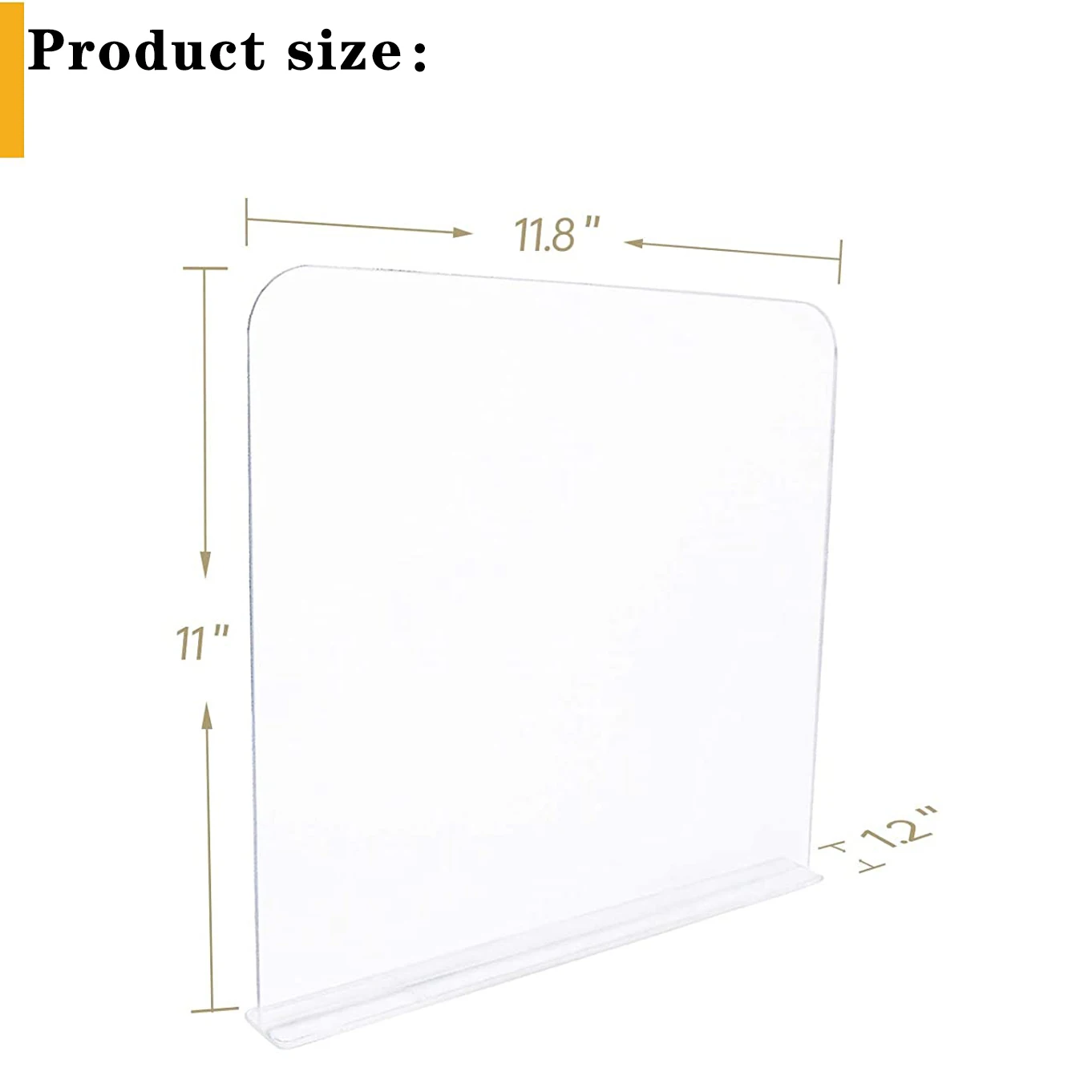 Clear Acrylic Shelf Divider Closet Separator Cabinet Organizer Used For Home Supermarket Item Sorting