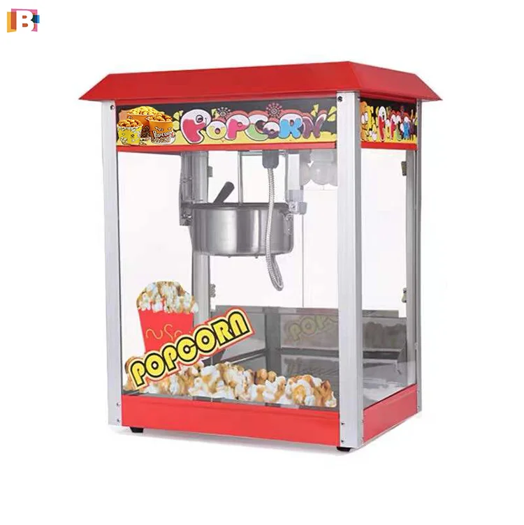Industrial Commercial Popcorn Machine Cinema Big Electric Automatic Popcorn Maker