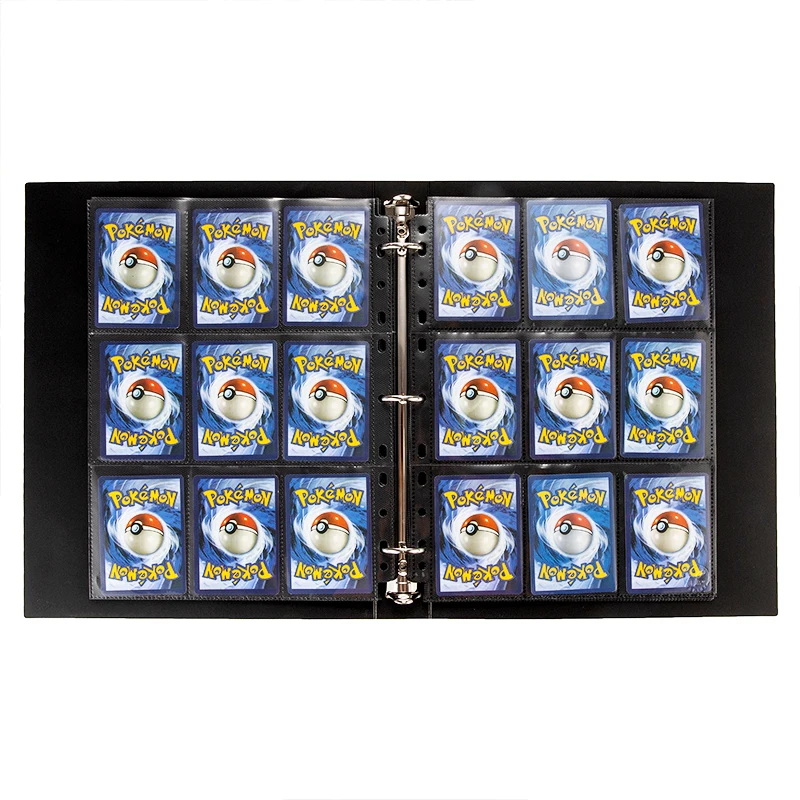 270 Pockets Baseball Card Binder Sleeves 9 Pockets Up-loading Trading Card Binder Holder Compatible with Football Sports Cards