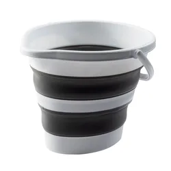 Manyou PP+TPE Material  Small Size 8L Round  Multifunctional  Foldable Portable Water Bucket for Gargening Car Washing