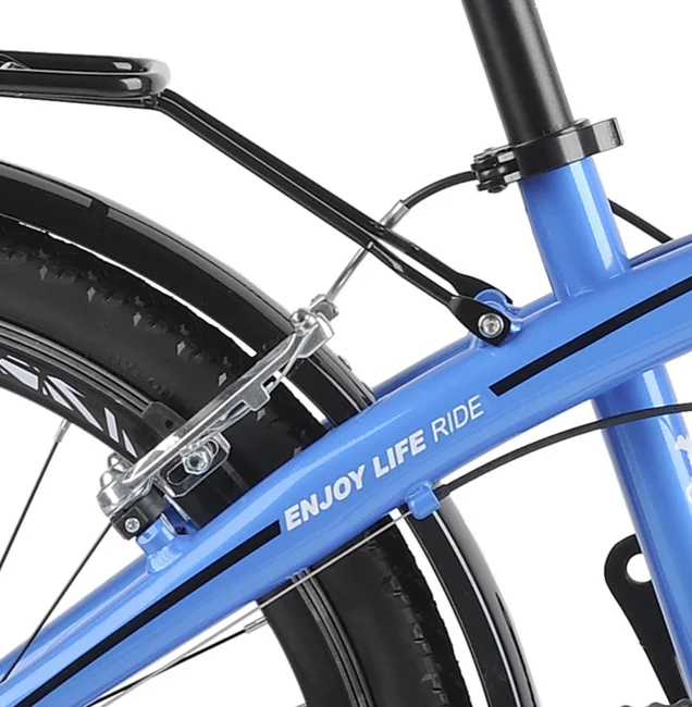 Hot Sales Blue ALLOY  Convenient  Folding Electric Bike for Outdoor Exercise