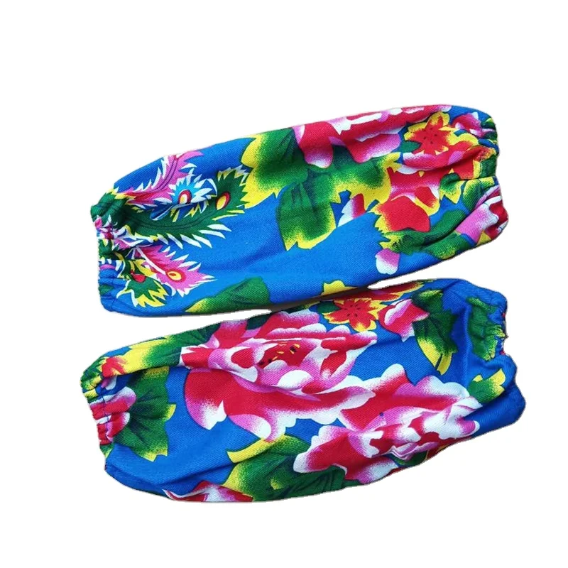 
High Quality Custom Logo Embroidered Cotton Fabric Cover Sleeves 