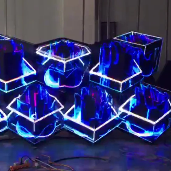 Magic Cube DJ CABINET Square module Customize led  display for night club ktv