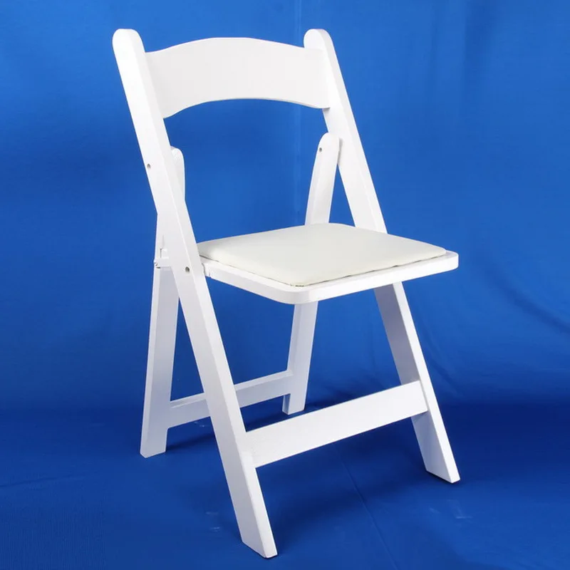 Wholesale acrylic Modern for event Hotel ent comfy Portable white resin folding chair Banquet Beach  Outdoor Garden dining chair