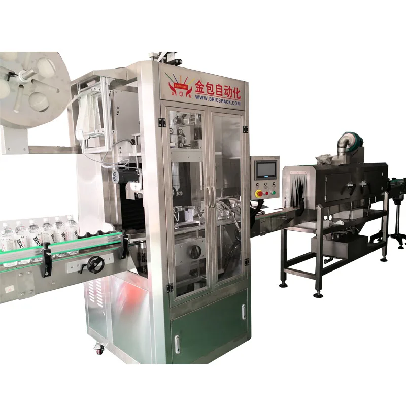Low price with Hot sale professional automatic bottle labeling machine for PVC PET Shrink film shrink wrapping machine
