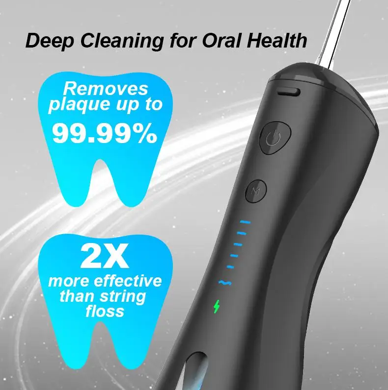 240Ml Oral Irrigator Travel Portable Dental Jet Electronic Usb Rechargeable Health Cordless Water Flosser for Teeth Cleaner