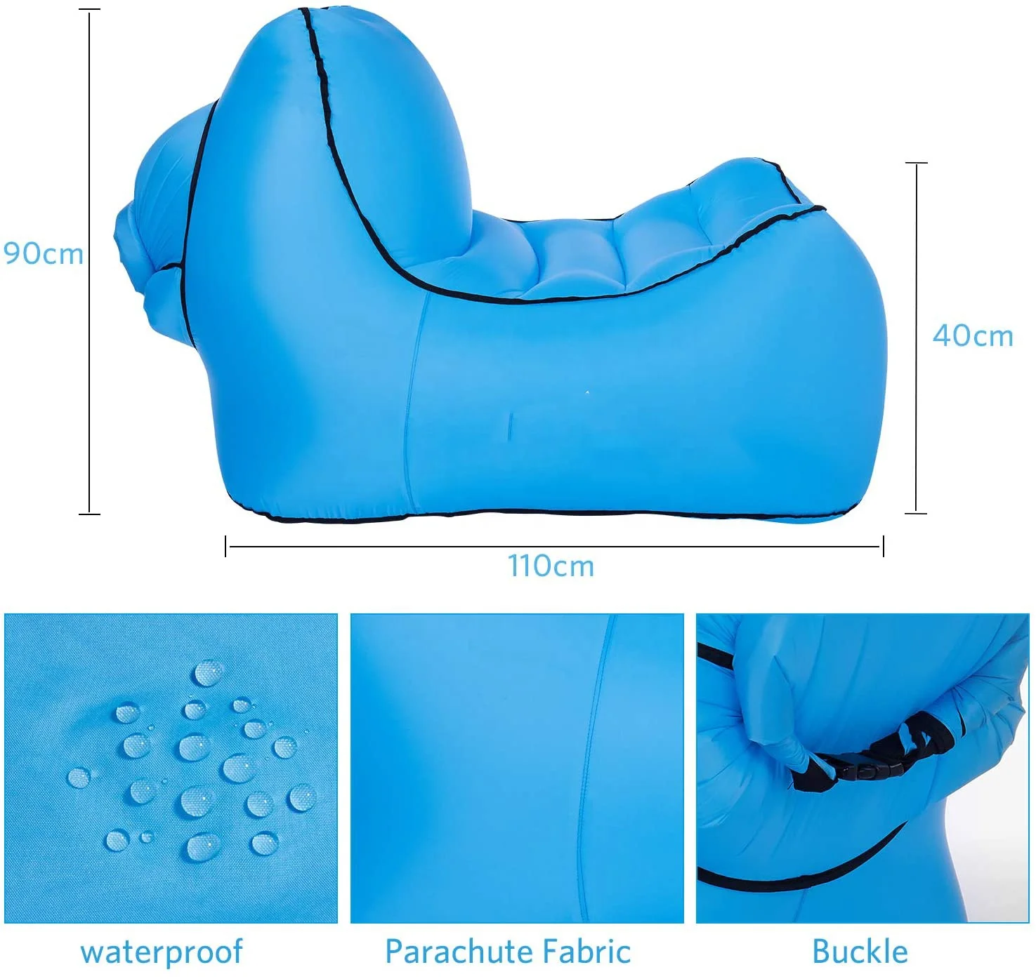 Waterhan hot selling new design lazy chair sofa for children and adults outdoor indoor lounge relaxation