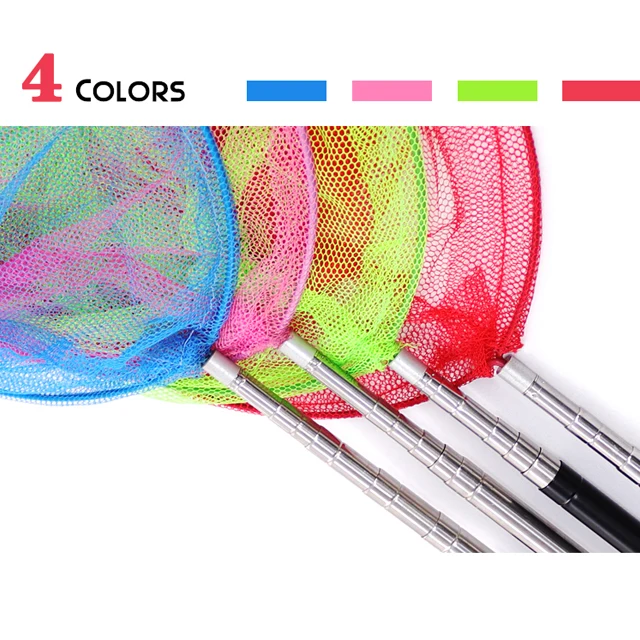 Stainless Steel Outdoor Fishing Telescopic Hand Net Pole