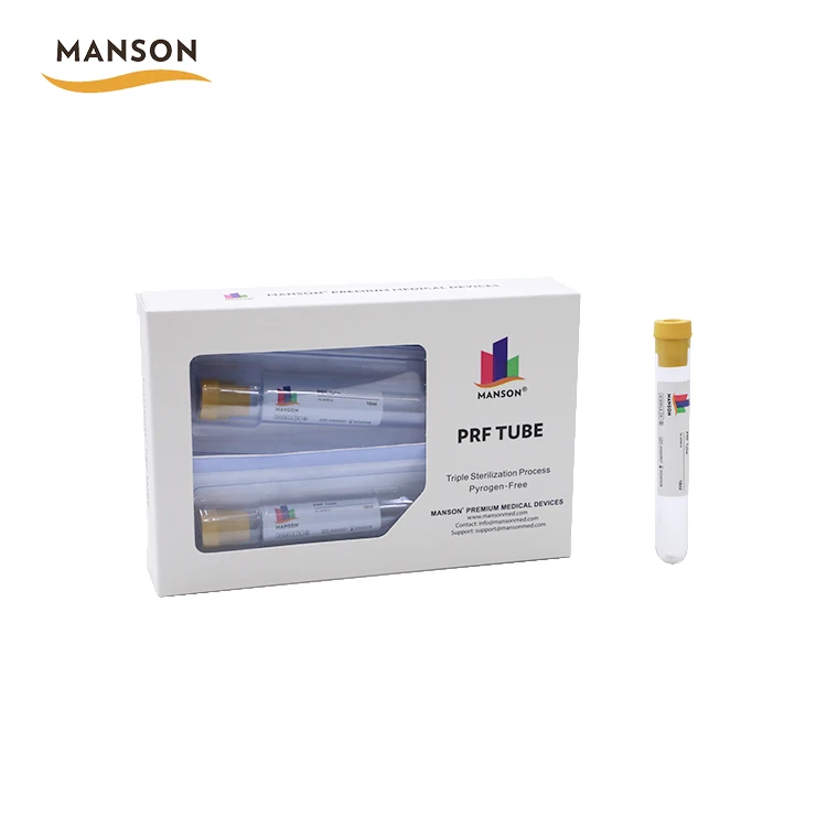 MANSON Liquid PRF Blood Tubes No Additive
