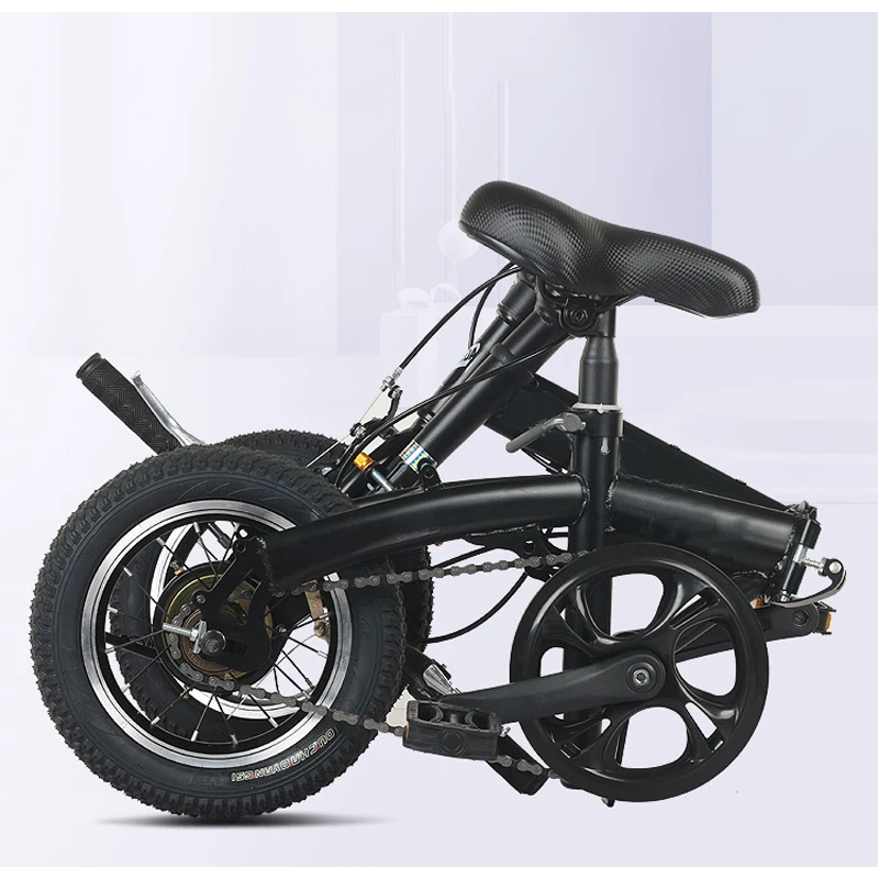 Export 12 inch folding mountain bicycle for adults lightweight other bike for teenagers student off-road racing cycle