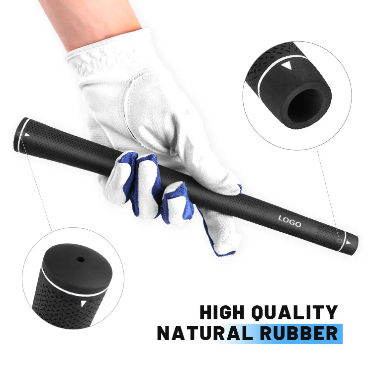 Wholesale Golf Grip Custom Logo Standard Golf Club Grip OEM Rubber Midsize Golf Wood Iron Grips