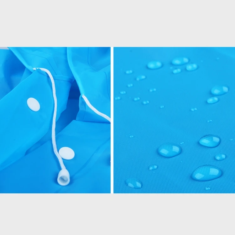 button front plastic raincoat many color choice in stock