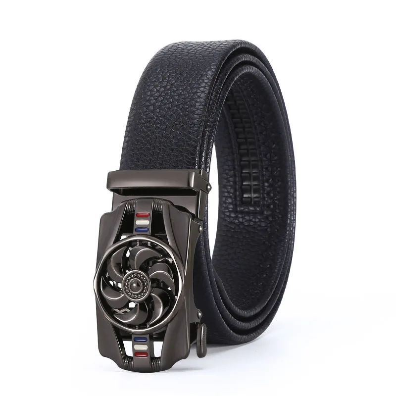 2022 Valentine gift for him Fashion  Men Belt PU Belts Connection with Metal Buckles 3.5cm Width Black Brown Color Cambodia