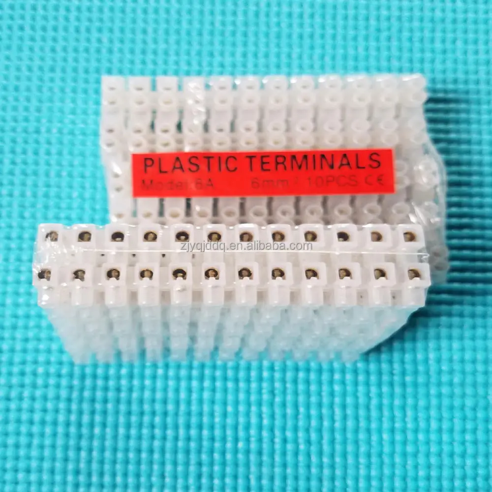 China manufacture plastic electrical screw terminal block