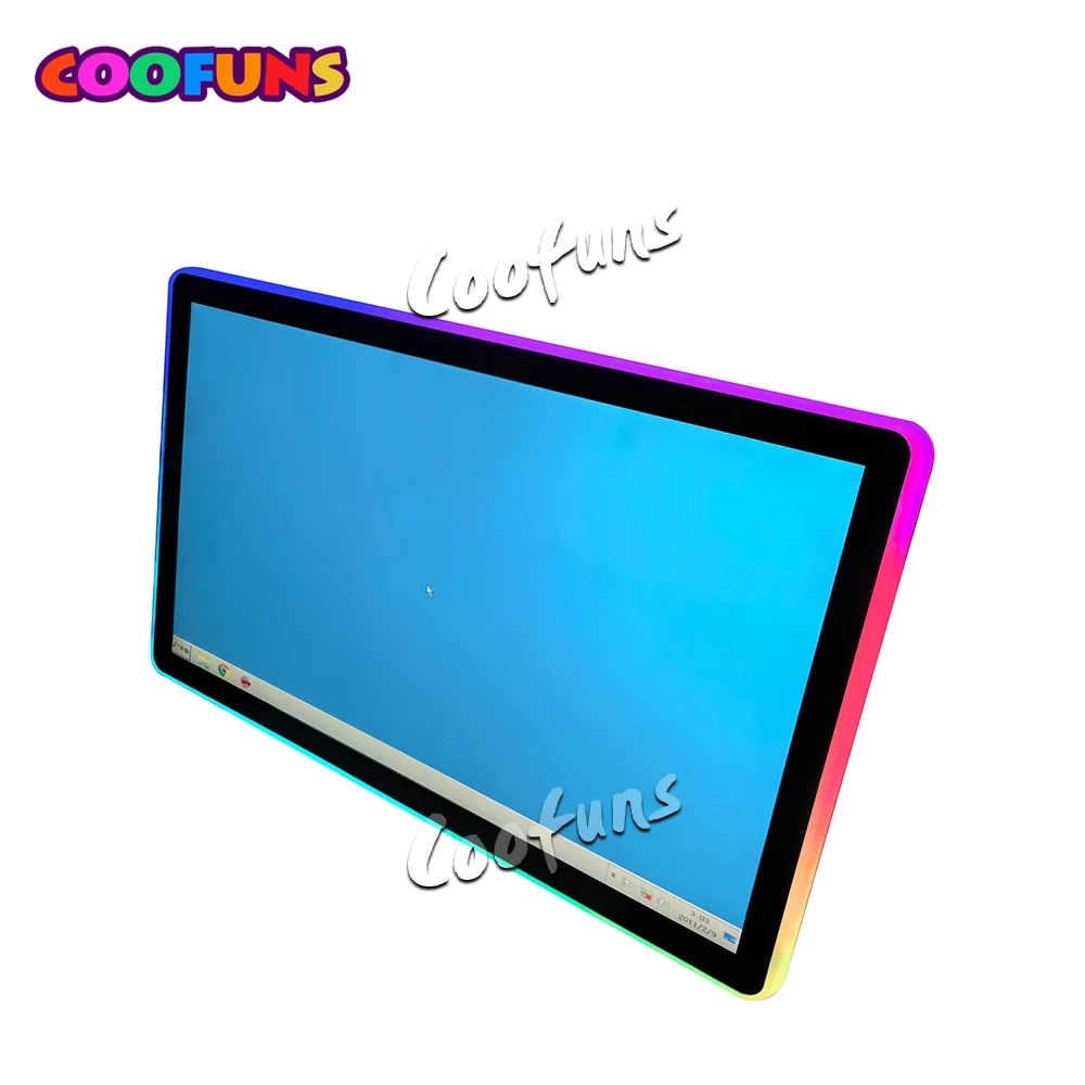 Factory Price 23.8 Inch 3M RS232 PCAP POG Gaming Monitor Non Touch Screen Monitor for POG Cabinet