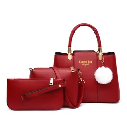 Wholesale ladies Hand bag set Bags women handbags ladies purses and handbags luxury women