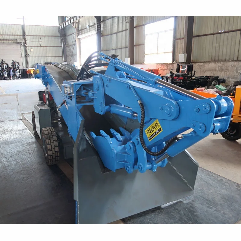 Huansheng Bridge Type Mucking Loader Easy To Use Mini Digger Excavator Tunnel Excavation Machinery Underground Mining Vehicles