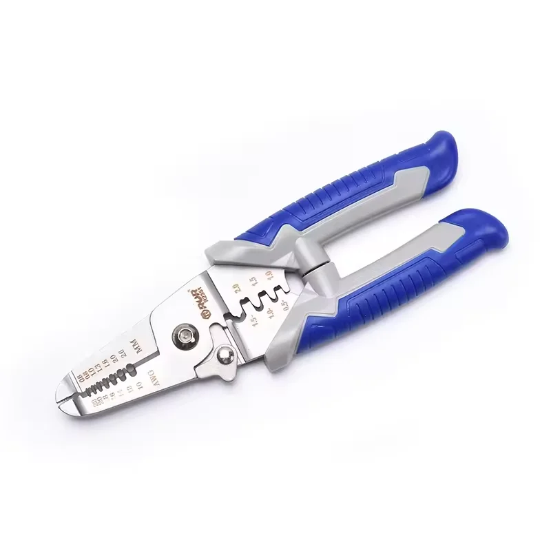 Industrial hardware tools electrical needle-nose pliers Stripping wire and wire pressing six in one electrical pliers