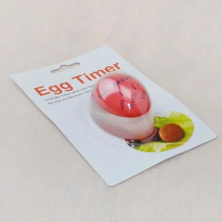 Горячая Распродажа удивительный кухонный таймер в форме яйца с контролируемым температурным режимом меняющим
