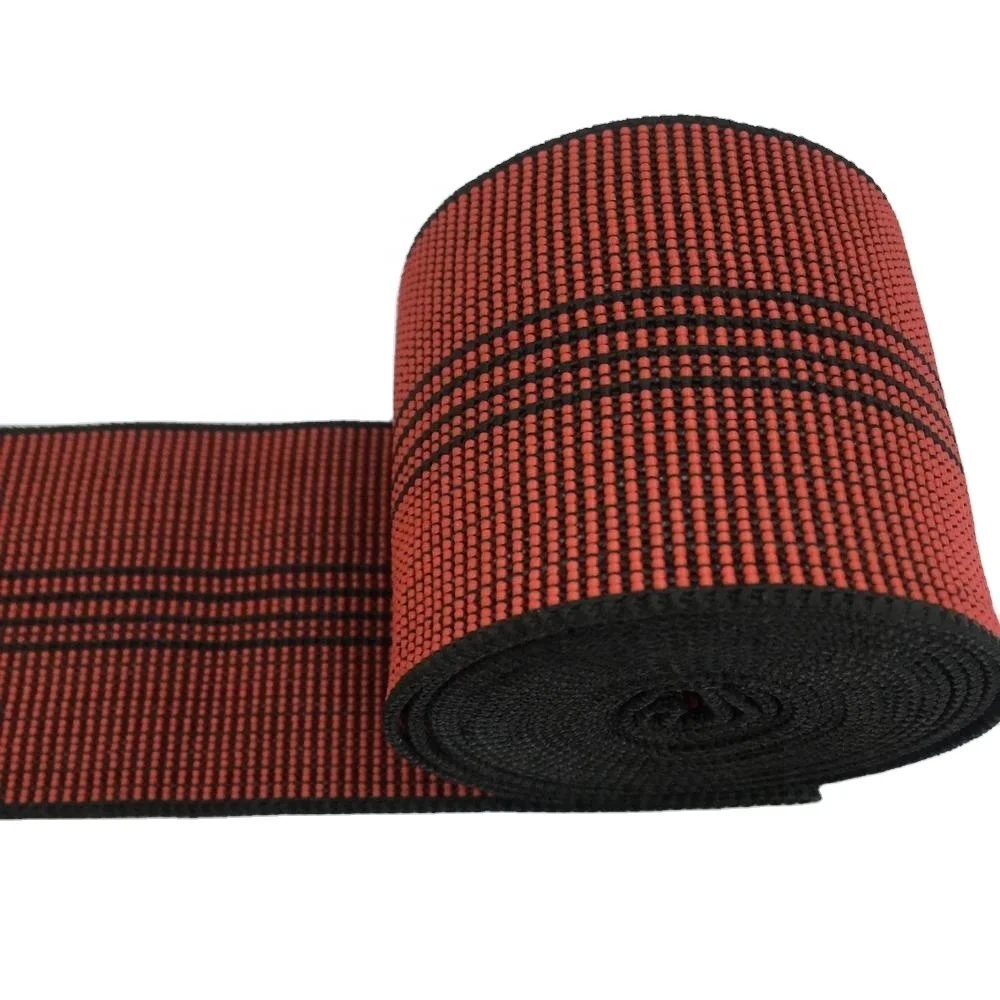 Elastic webbing for back