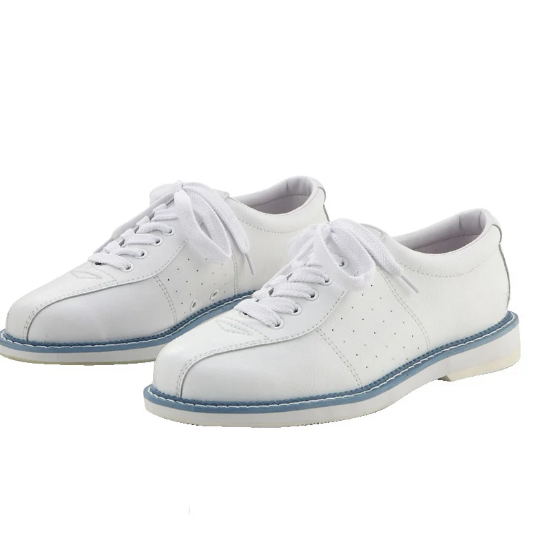 All White Bowling Shoes for Men and Women for Beginners Non-Slip breathable  Fashionable and Comfortable
