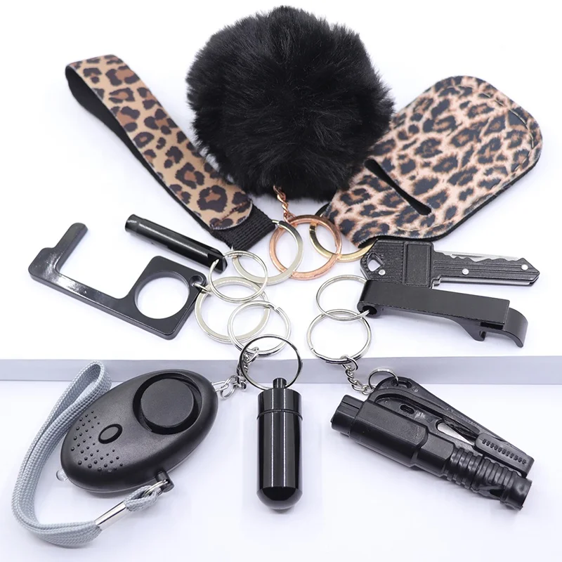 
Verified self defense keychain manufacturer wholesale color customizable self defense keychain hand sanetizer hilder 