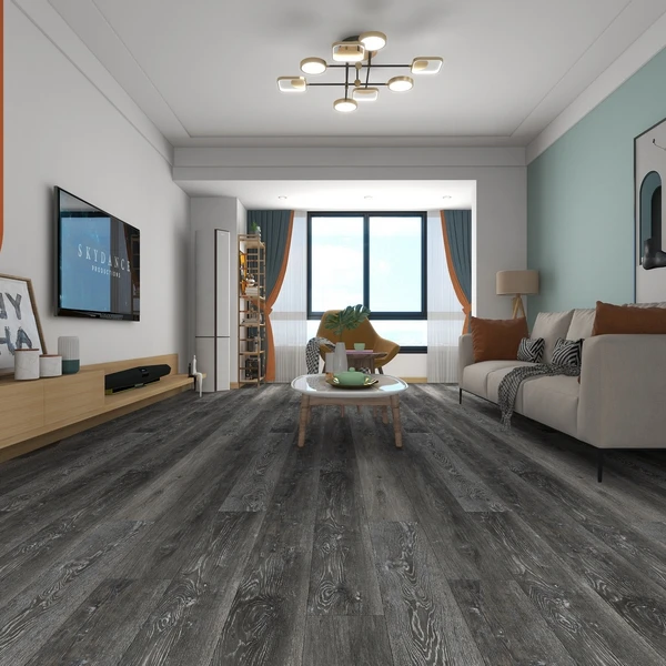 flooring spc vinyl 5mm thickness with underlayment Luxury Vinyl SPC Stone Plastic Composite