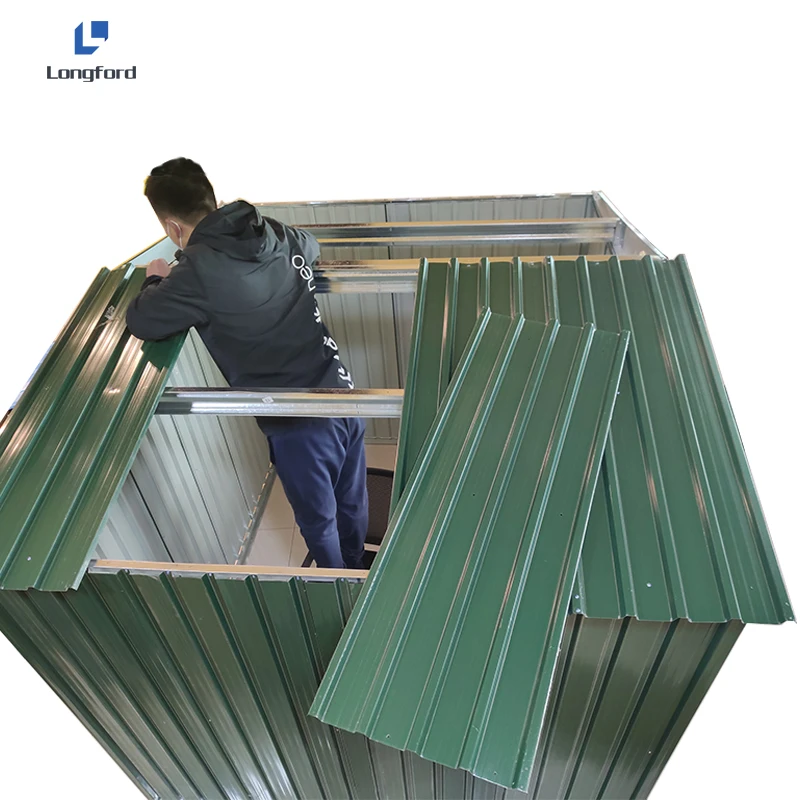  Новый металлический садовый сарай 8X10FT Apex инструмент для хранения