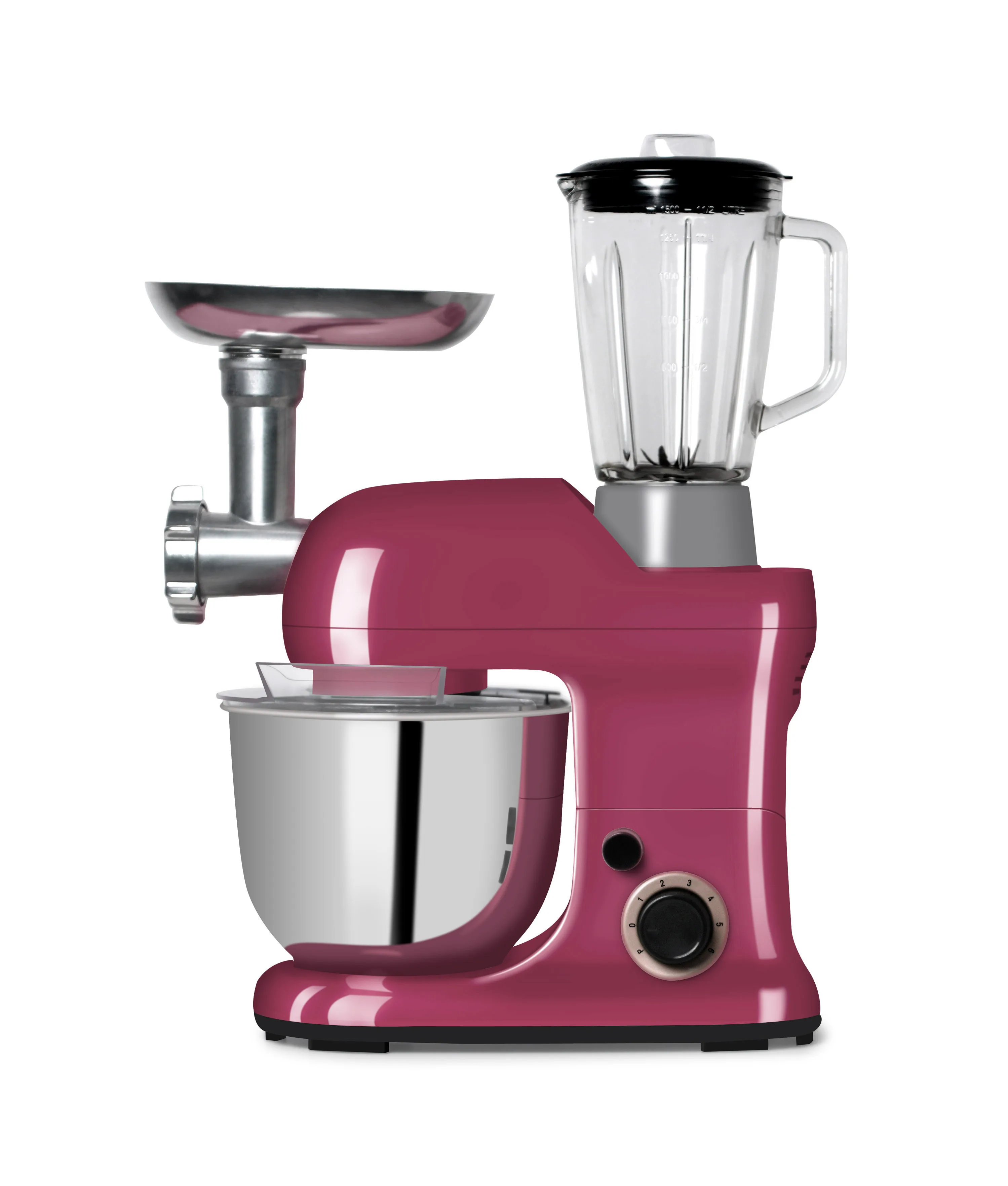  Бренд Cheftronic 1200 Вт 5 в 1 кухонный комбайн Электрический стенд пищевой миксер с мясорубками и ручным
