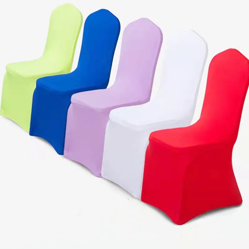 Premium Quality capa da cadeira Stretch Spandex housse de chaise de mariage blanc chair covers for wedding