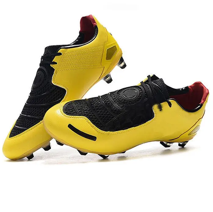 Professional Football Outdoor Long Spike Training Shoes for Men and Women, Outdoor Training, Non-slip and Wear-resistant