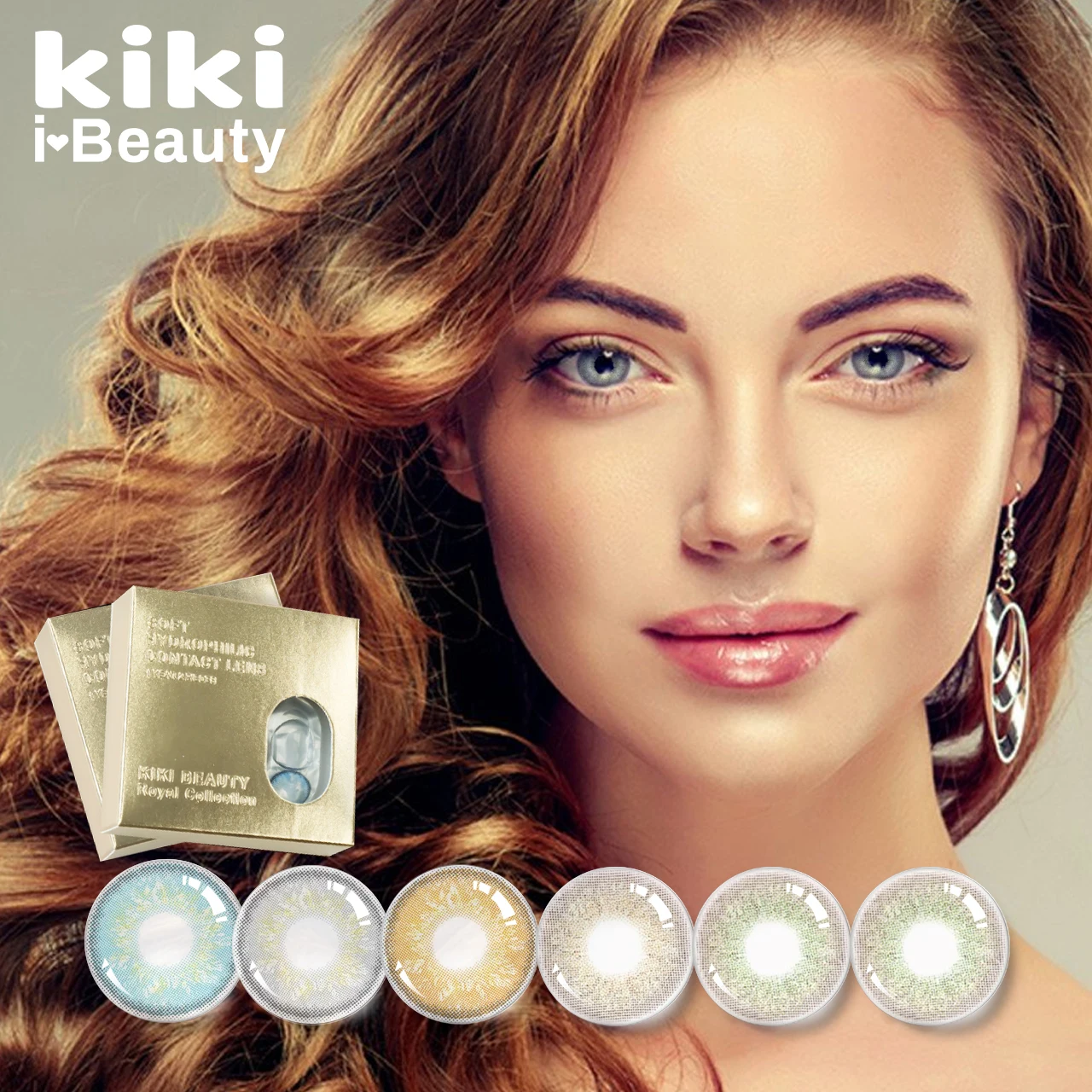 Best selling contact lenses fancy look contact lens freshlady natural 3-tone prescription eye lens