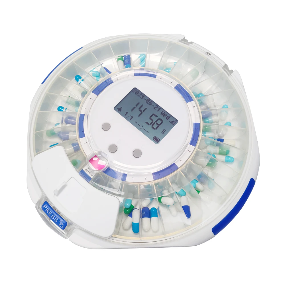 OEM ZOOMCARE M128 28-дневный умный электронный дозатор лекарств автоматический таблеток с сигнализацией