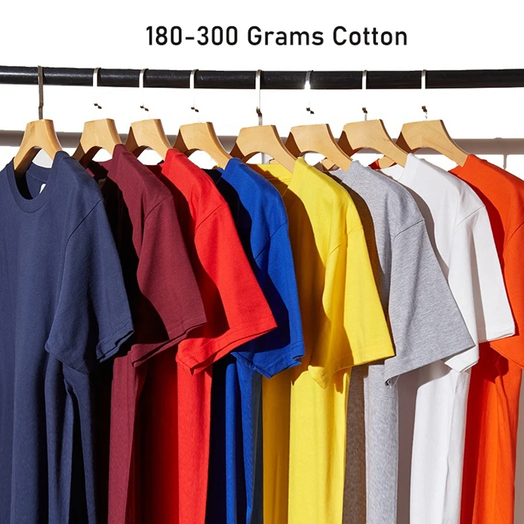 Custom brand creat your own blank t shirts 100% cotton unisex crew neck oversized t-shirt