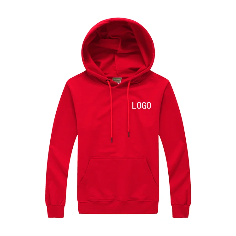 High quality plain hoodies unisex custom logo 100% cotton hoodies mens pullover bulk oversized hoodie