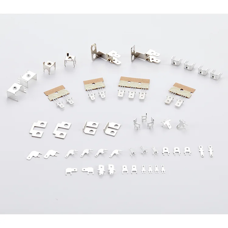 High current terminal fence type terminal fixed copper tinned ground terminal cold stamping part