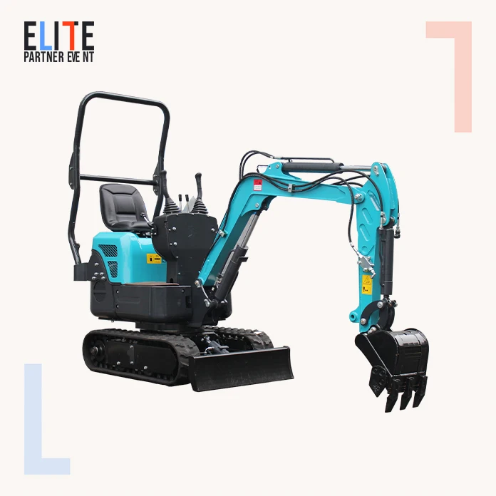 QILU Factories In China Sell 1 Ton Agricultural Excavators Using Environmentally Friendly Engines And Rubber Tracks
