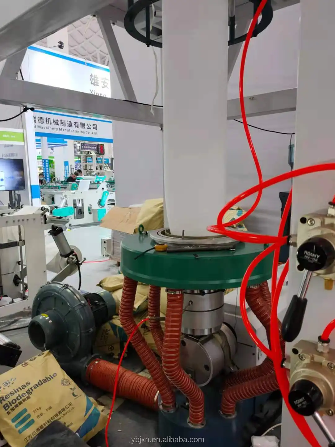 ABA 3 2 Layer HDPE LDPE Blown Film Blowing Machine