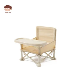 XIAOTANGLANG Convenient Folding Picnic Chair  Camping Used Baby Eating Bouncer Food Chair Outdoor Aluminum