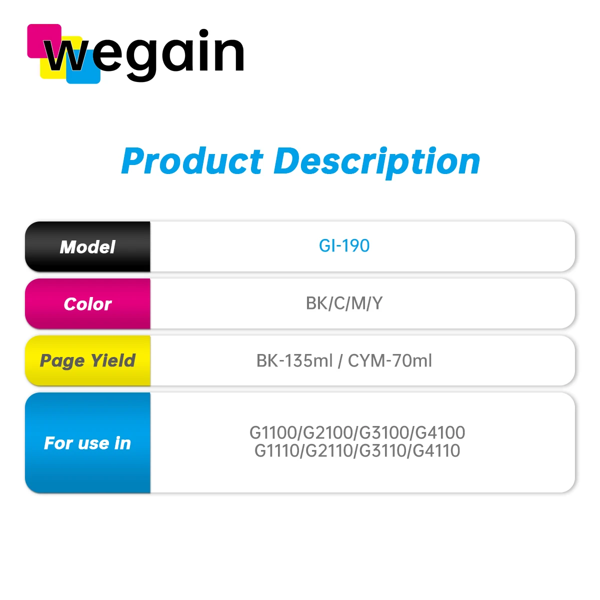 70ml&135ml refill inkjet printer dye universal pigment ink refill kits printing ink printer refill ink for printer canon