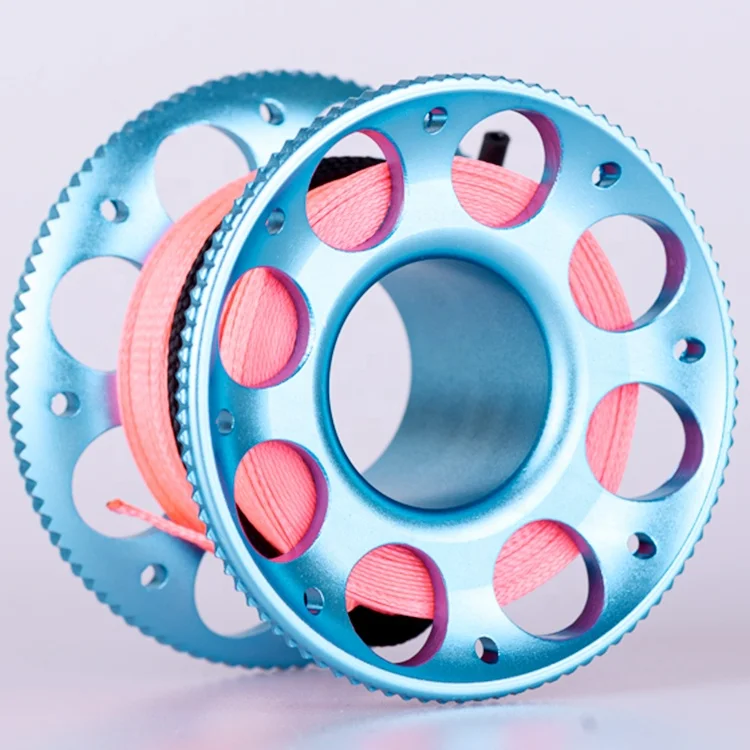 Water Sport Equipment Aluminum Alloy Scuba Diving Spool Reel