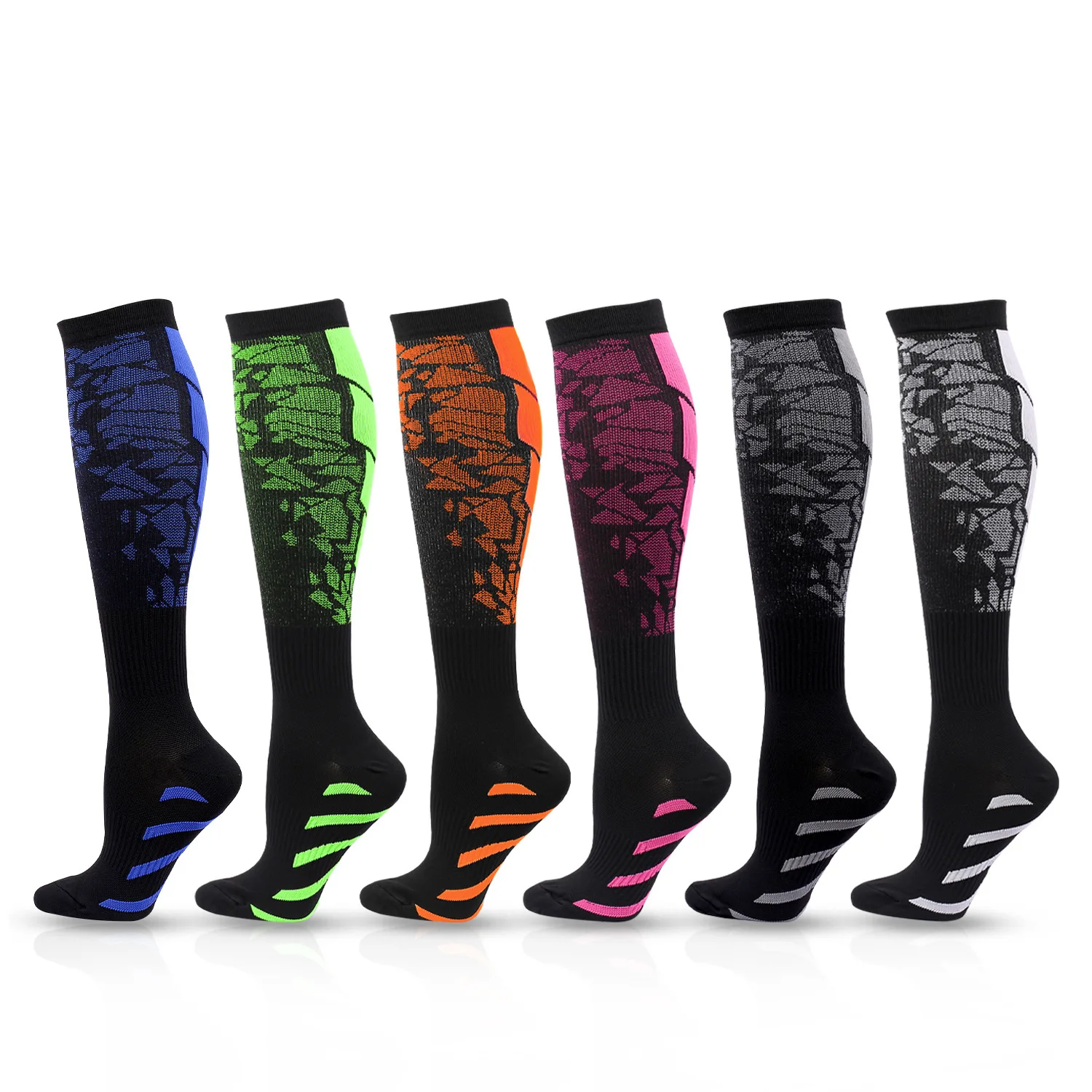 Compression Socks  Men 20 -25mmHg Stockings Running Nylon compression socks