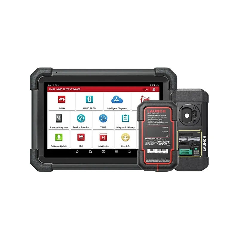 LAUNCH X431 IMMO PLUS Car Diagnostic Scanner FOB Key Programmer 39 Reset Function ECU Coding Active Test Diagnostic Tools
