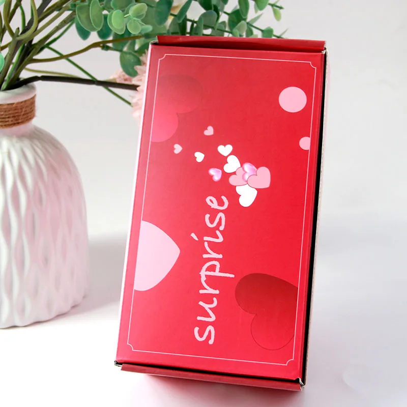 Mystery Exploding Surprise Customized Money Bomb Box 16 PCS Bouncing Cubes Boxes Valentine Confetti Gift Pop Up Box