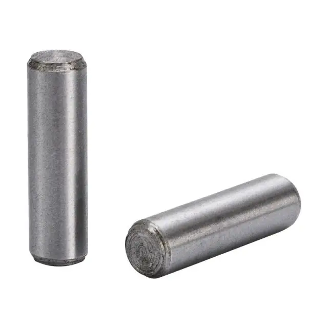 Aluminum Cylindrical Pins Grooved Pin Shaft Flat Head With Hole Cylindrical Pin