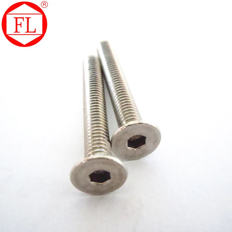 Inox hex head bolt 304 316 Stainless steel machine screws polished Fasteners