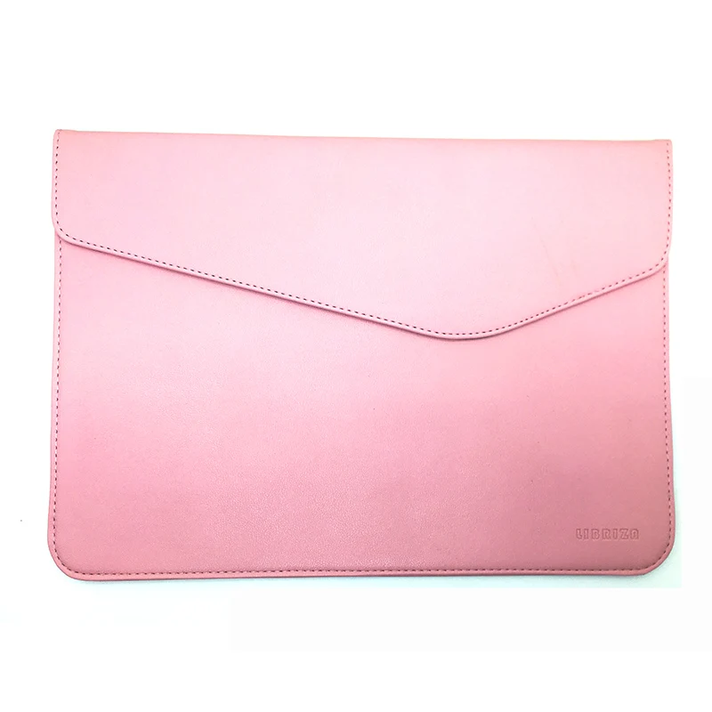 Notebook Computer Pouch PU Leather Laptop Sleeve Case for Macbook Air/Pro 11 12 13 15 16 Inch
