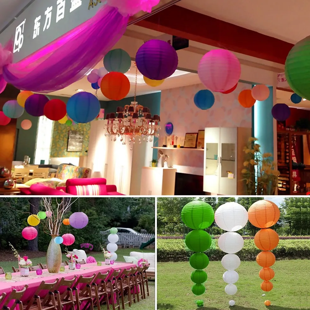 
Cheap Colorful Round Hot Sale Paper Lantern 