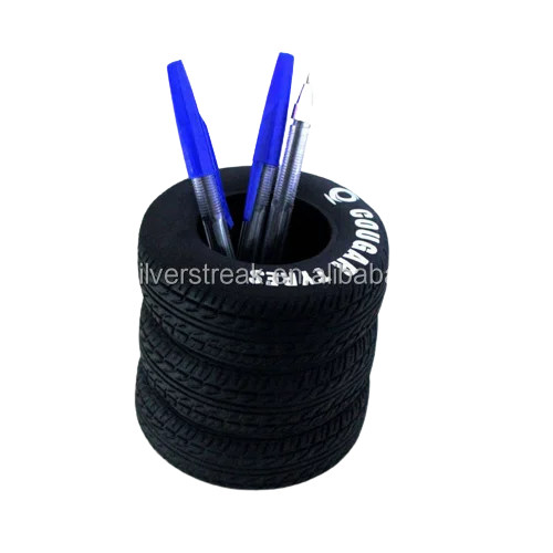 Wholesale Tire Shaped Planter Pen Holder Pencil container Desk Organizer Accessories Succulent Cactus Planter Pot